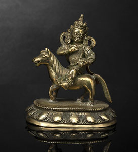 <b>Bronze des Vaishravana auf einem Pferd</b>