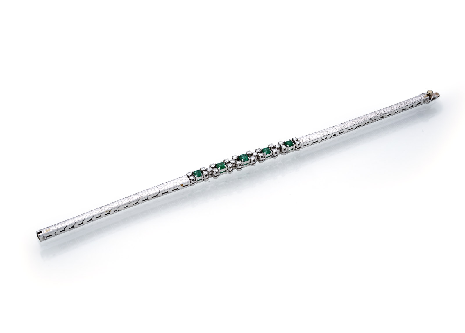 <b>Smaragd-Diamant-Armband</b>