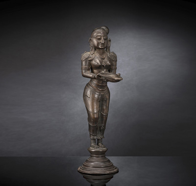 <b>A BRONZE OIL-LAMP</b>