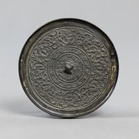 <b>A LOW RELIEF BRONZE MIRROR</b>