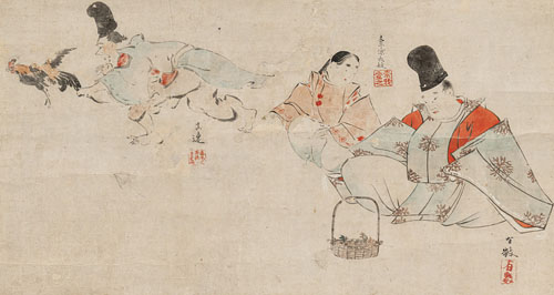 <b>TWO HANGING SCROLLS</b>