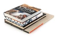 <b>FOUR VARIOUS BOOKS ON CHINA, JAPANESE TEA CERAMIC, COSTUMES AND EROTIC</b>