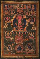 <b>A THANGKA DEPICTING AMITAYUS</b>