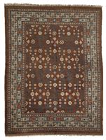 <b>A KHOTAN CARPET WITH BLOSSOM DESIGN</b>