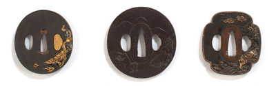 <b>TWO IRON AND TWO SHIBUICHI TSUBA</b>