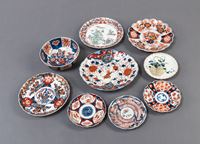 <b>EIGHT IMARI PLATES AND A BOWL</b>