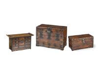 <b>TWO CHESTS AND A SMALL CABINET</b>