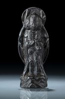 <b>A BRONZE FIGURE OF A FUDO</b>