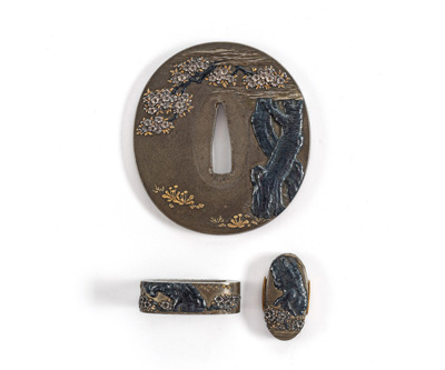 <b>A SHIBUICHI TSUBA AND A FUCHI KASHIRA EN SUITE</b>