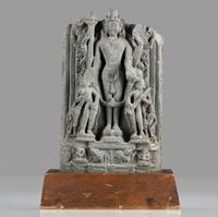 <b>A PHYLLITE STONE STELE OF VISHNU</b>