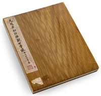 <b>AN ALBUM WITH TWELVE ILLUSTRATIONS OF GUANYIN ON PAPER IN THE STYLE OF ZHAO ZHONG</b>