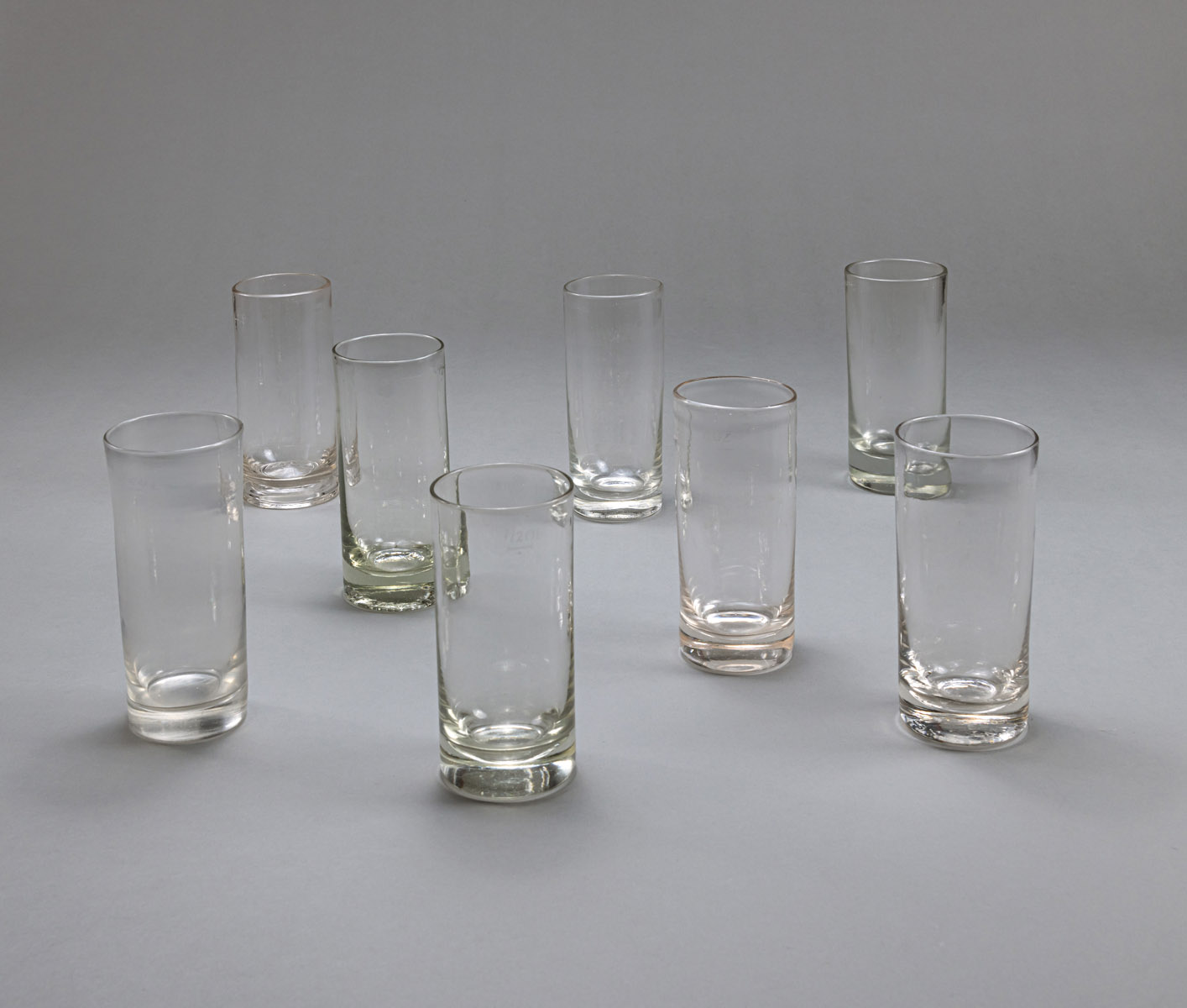 <b>EIGHT WATER OR CIDER GLASSES</b>