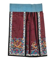 <b>A LADY'S FESTIVE SKIRT WITH DRAGONS AND FENGHUANG BIRDS FOR A WEDDING</b>
