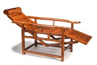 <b>A 'MOONGAZING' CHAIR WITH SLIDING FOOTREST</b>