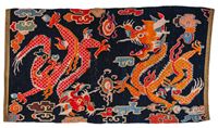 <b>A HIGH CONTRAST TWIN DRAGON CARPET</b>