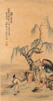 <b>IN THE STYLE OF HUANG SHEN (1687 - 1768)</b>