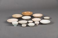 <b>A GROUP OF 14 BOWLS OF QINGBAI WARE AND OTHERS</b>