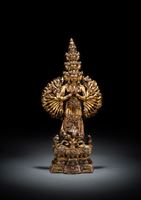 <b>Ekadashamukha Avalokiteshvara, der 11-köpfige, 42-armige „Bodhisattva des Mitgefühls“</b>
