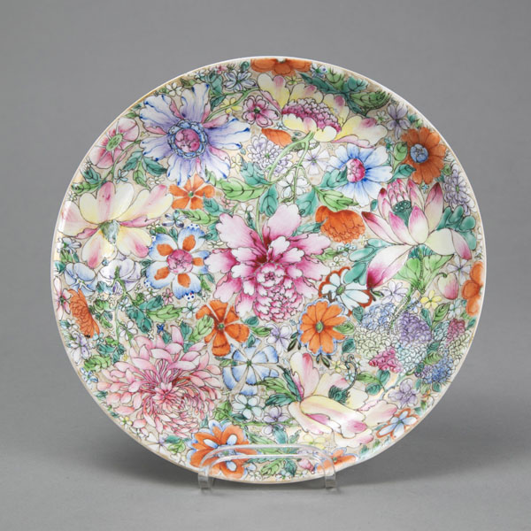 <b>A FAMILLE ROSE MILLE FLEURS DISH</b>