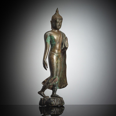 <b>Bronze des schreitenden Buddha</b>