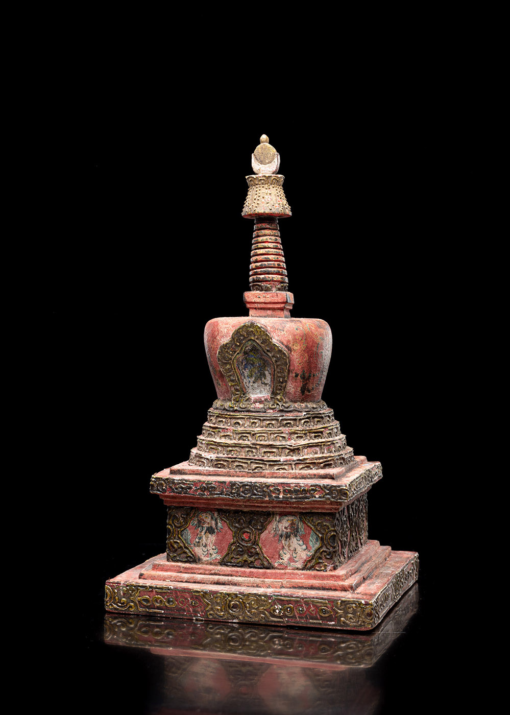 <b>THE 'HUNDRED NICHE' STUPA</b>