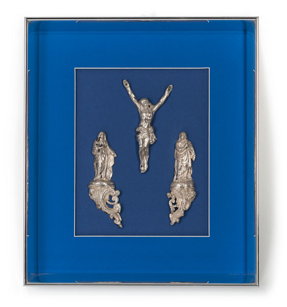 <b>THREE FIGURES OF A CRUCIFIXTION</b>