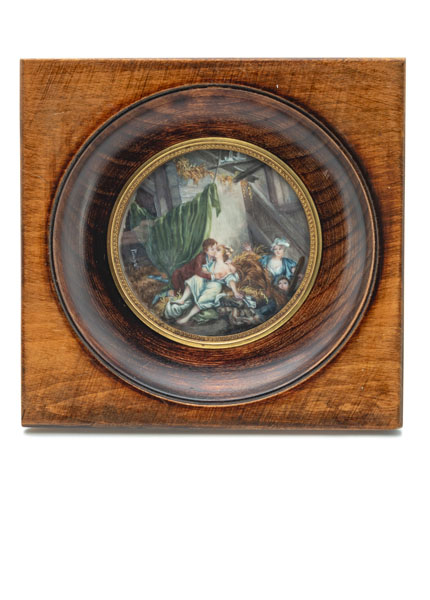 <b>A MINIATURE PAINTING WITH LOVE SCENE</b>