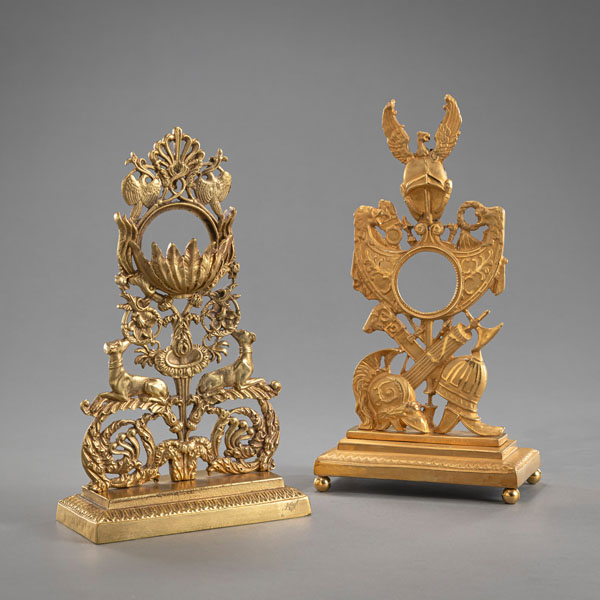 <b>TWO POCKET WATCH STANDS</b>