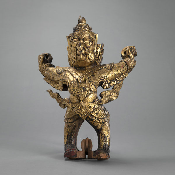 <b>Garuda aus Holz mit Lackvergoldung</b>