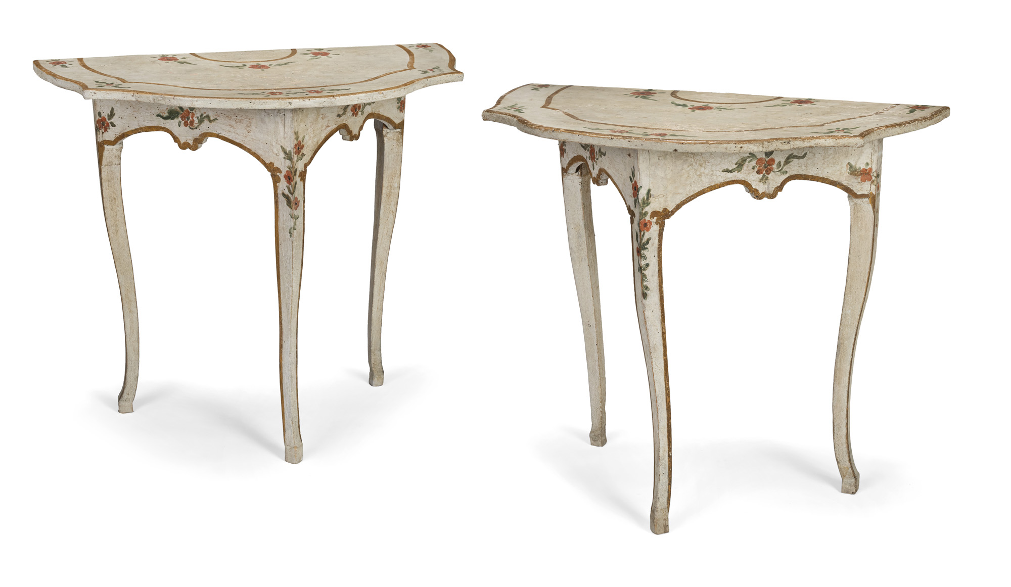 <b>A PAIR OF ROCOCO STYLE WALL CONSOLES</b>