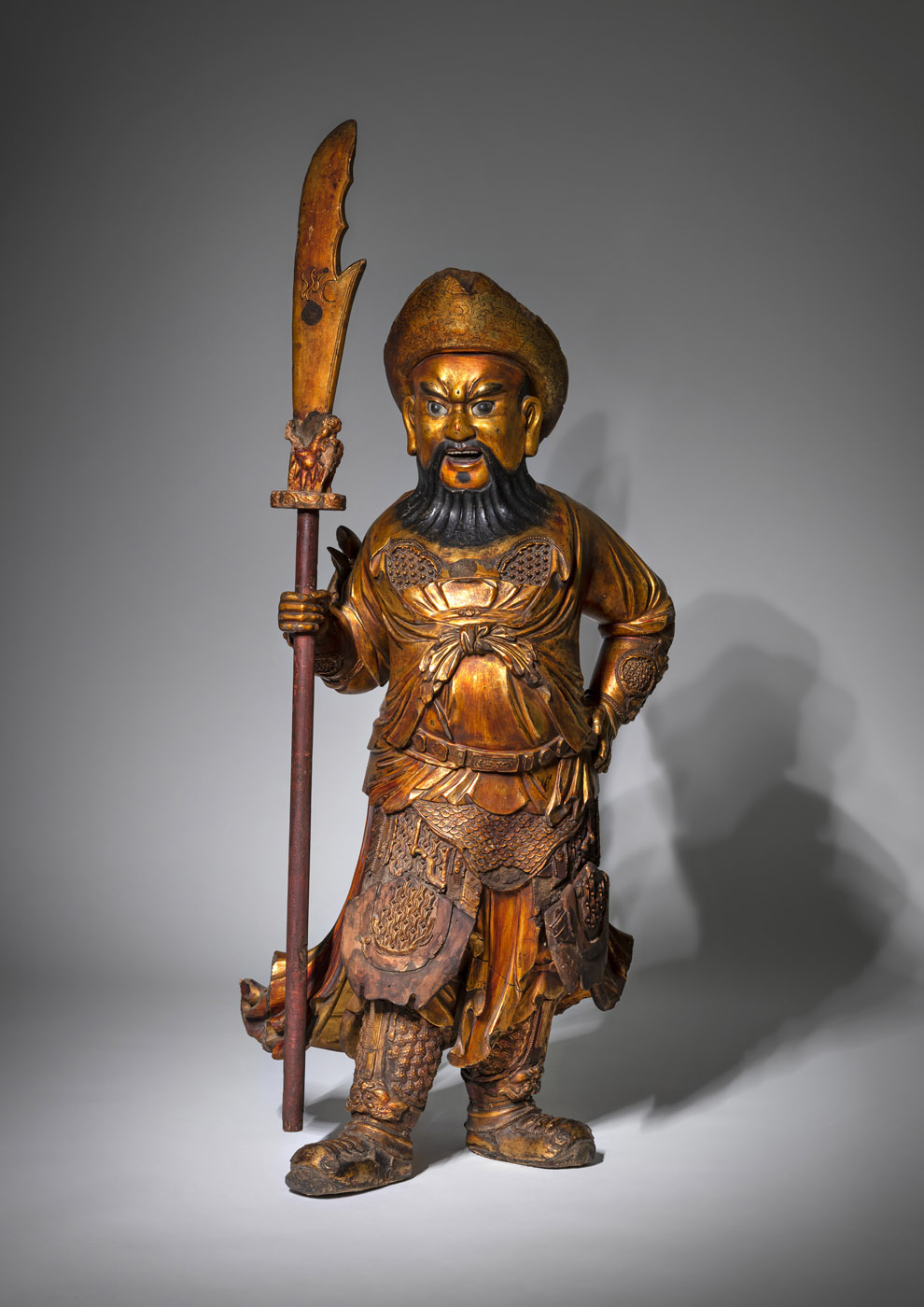 <b>ERRATUM: A LARGE GILT-LACQUERED WOOD FIGURE OF ZHOU CANG</b>