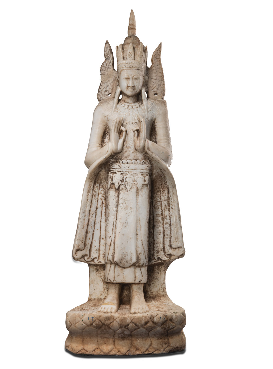 <b>Skulptur des Buddha Paree aus Alabaster</b>