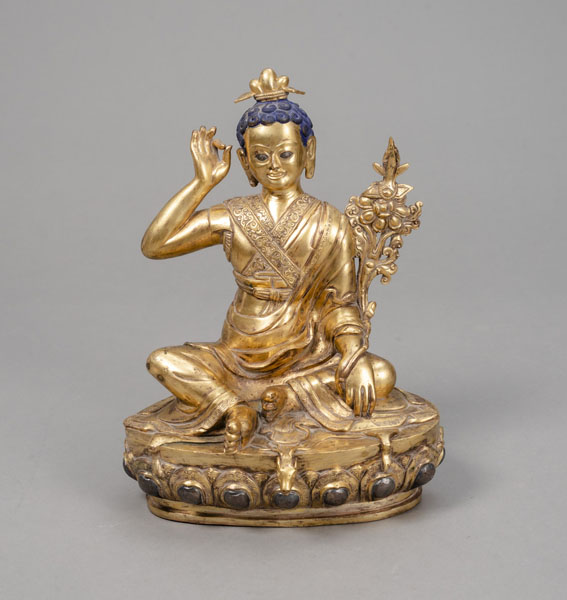 <b>Feuervergoldete Bronze des Milarepa</b>