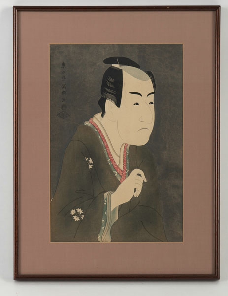 <b>REPRINT AFTER TÔSHÛSAI SHARAKU: ACTOR ISHIKAWA MONNOSUKE II AS DATE NO YOSAKU</b>