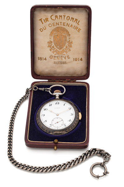 <b>A SWISS POCKET WATCH WITH QUARTER REPETITION</b>