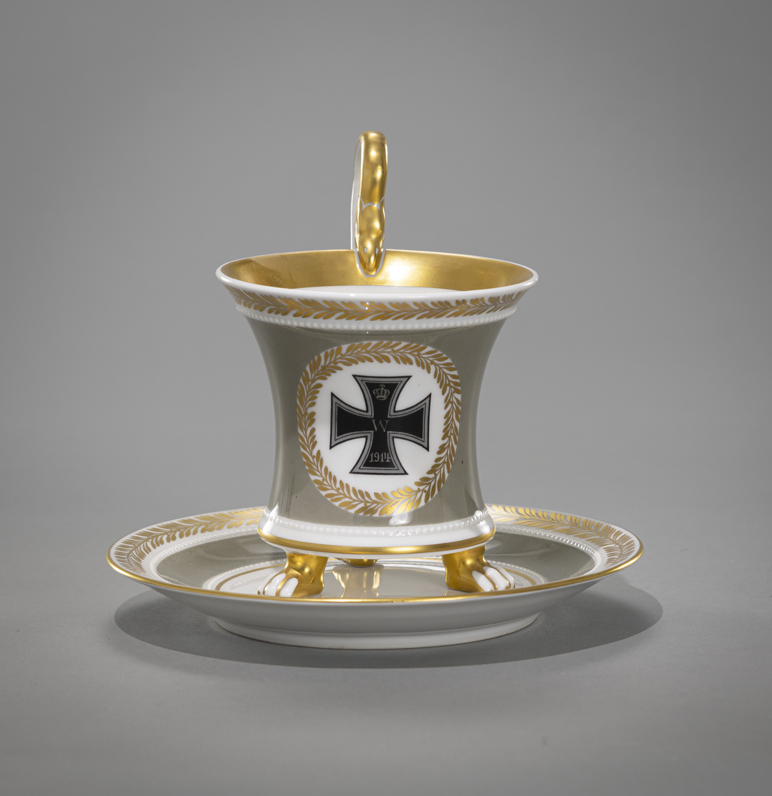 <b>A KPM BERLIN CUP WITH THE IRON CROSS</b>