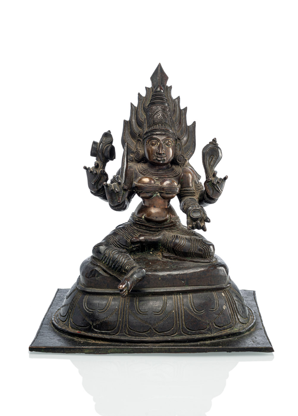 <b>Bronze mit Darstellung der Kali</b>
