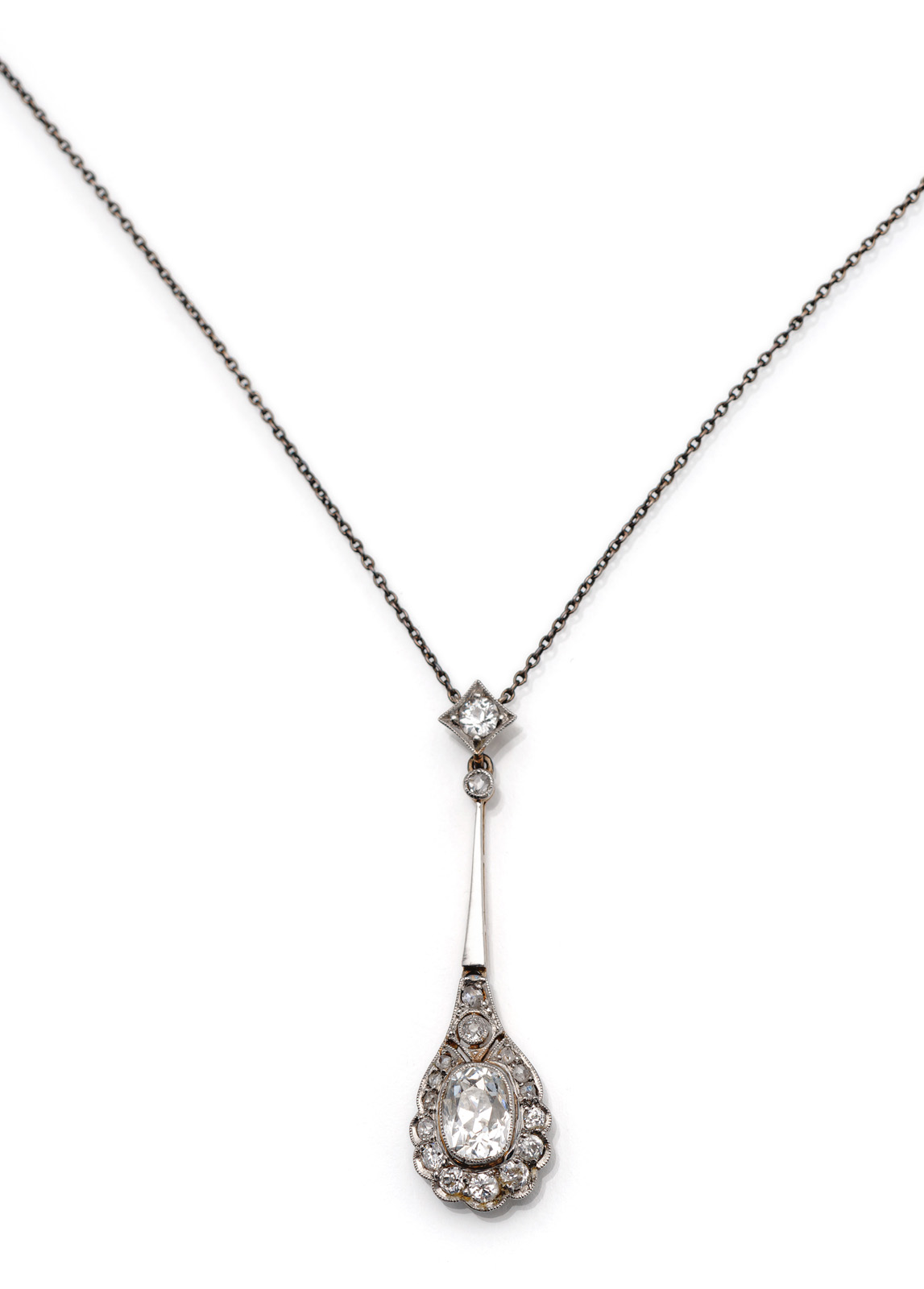 <b>Zierliches Diamant-Collier</b>
