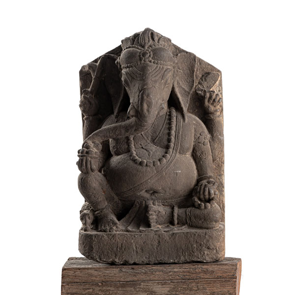 <b>Figur des Ganesha aus Sandstein</b>