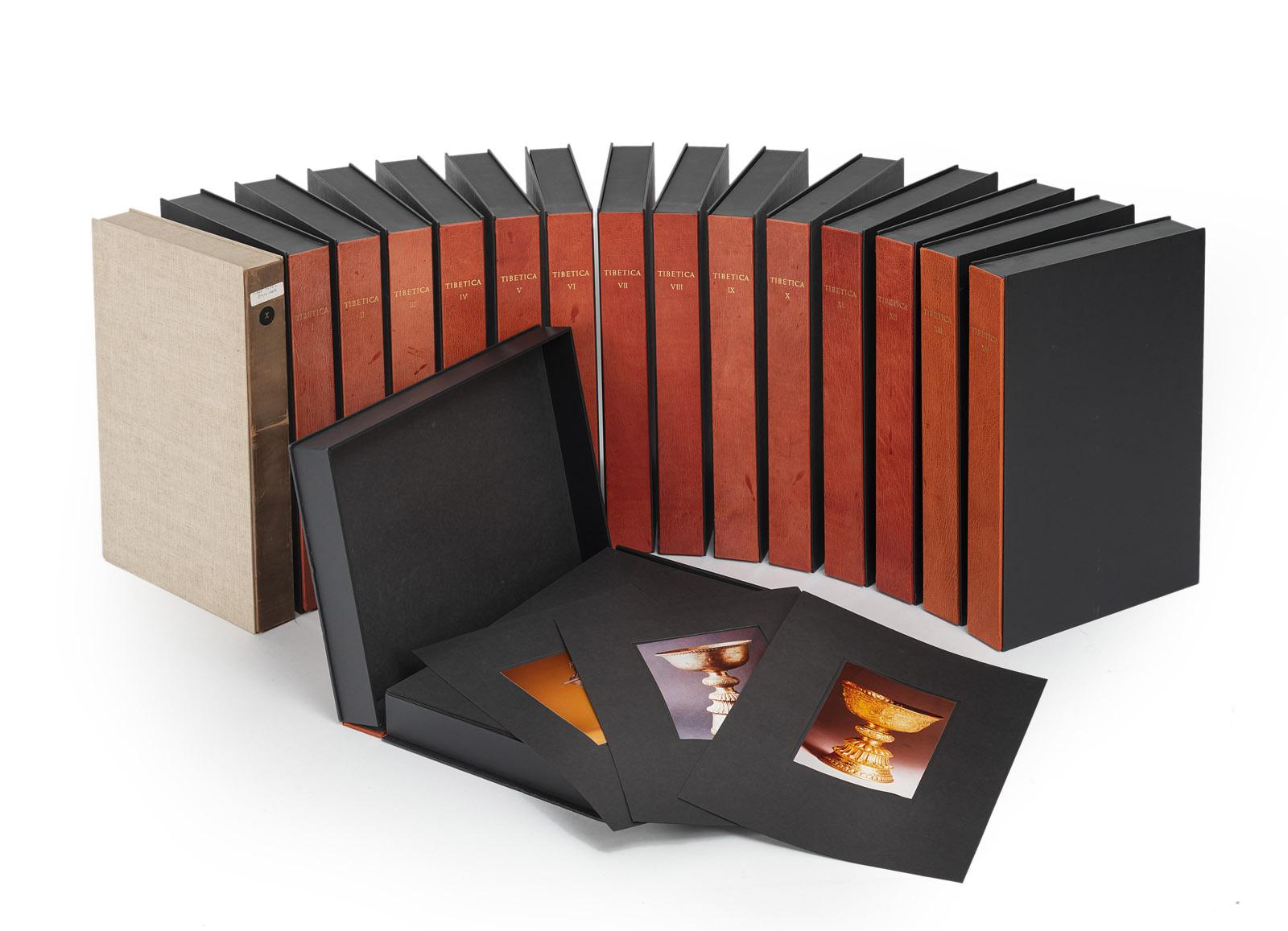 <b>SIXTEEN PHOTO CASES CONTAINING EXTENSIVE PHOTOGRAPHIC DOCUMENTATION OF THE COLLECTION GERD-WOLFGANG ESSEN (1930-2007)</b>