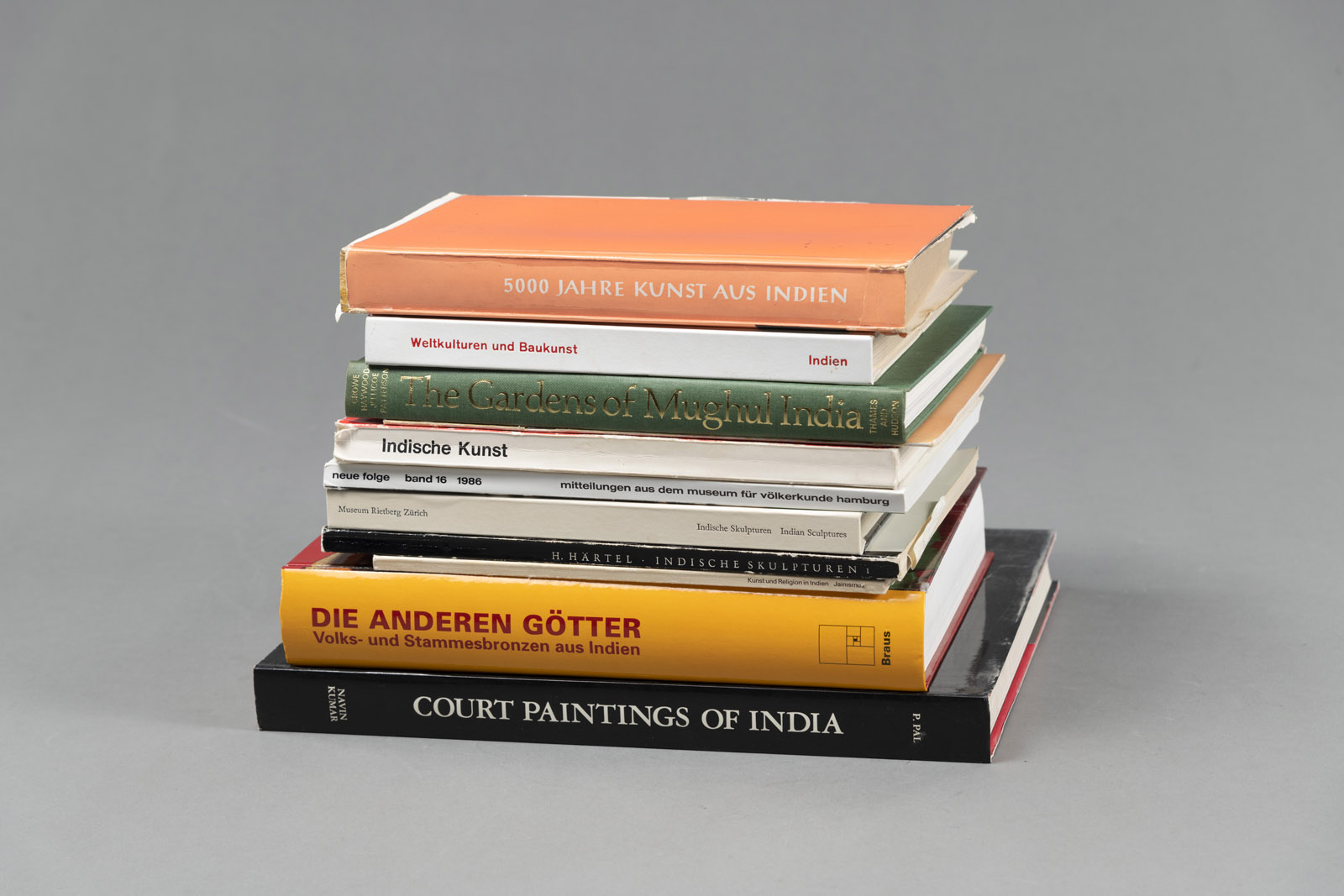 <b>Indien: Kunst, Architektur und Kultur, 11 Bände, u.a. Herbert Härtel, Pratapaditya Pal, Cornelia Mallebrein</b>