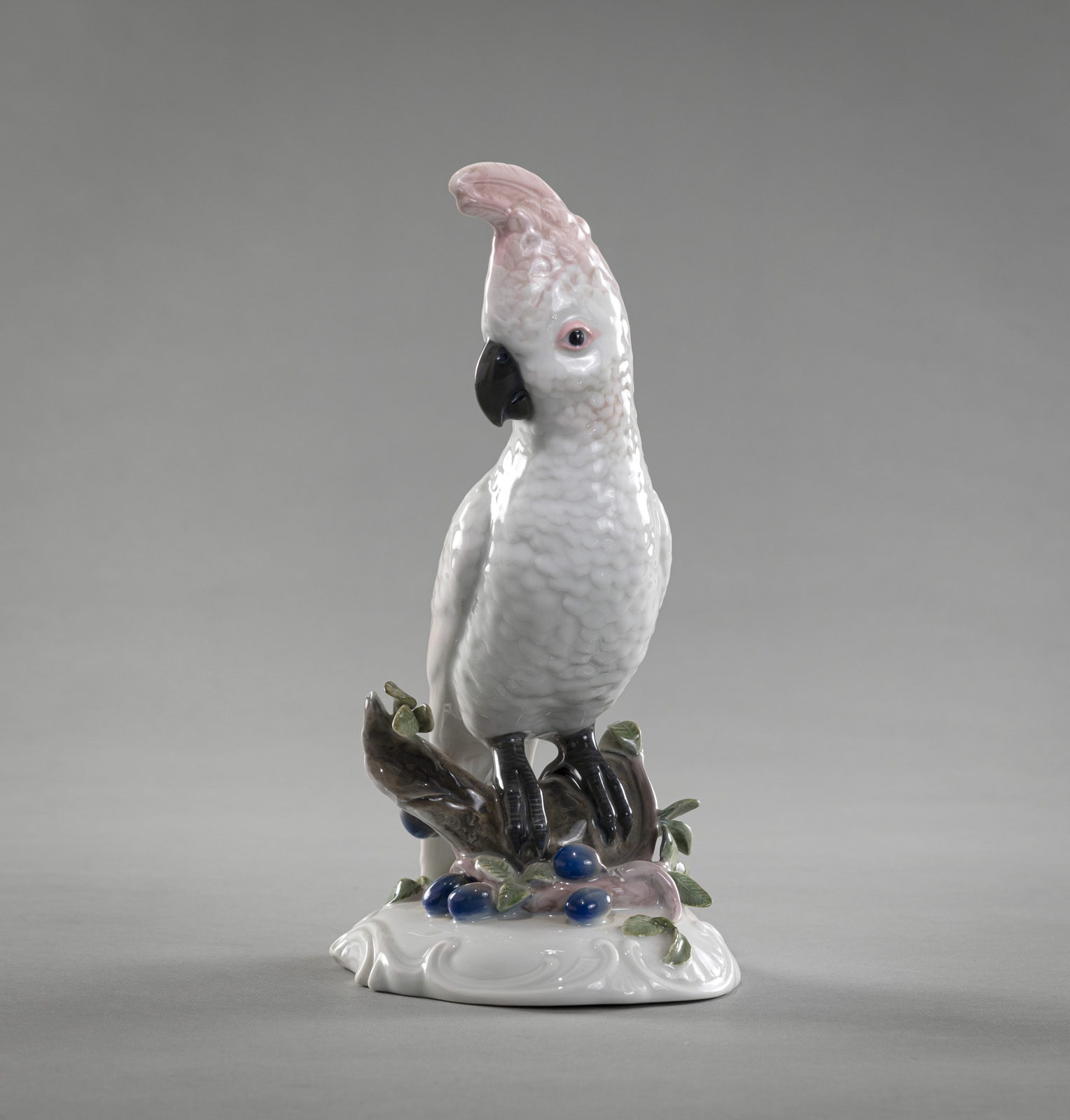 <b>A LUDWIGSBURG PORCELAIN COCKATOO</b>