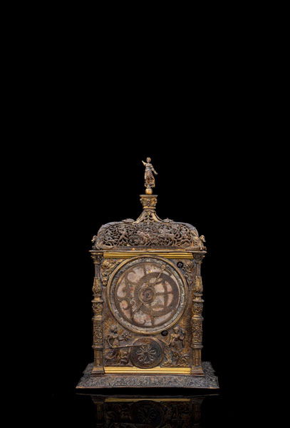 <b>A RENAISSANCE STYLE ASTRONOMICAL TABLE CLOCK AFTER CASPAR BOHEMUS, VIENNA 1568</b>