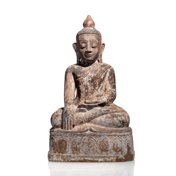 <b>Skulptur des Buddha Shakyamuni aus Stein</b>
