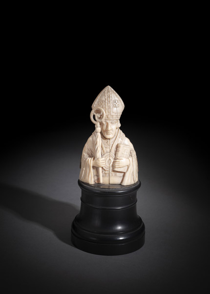 <b>HALF FIGURE OF A BISHOP</b>