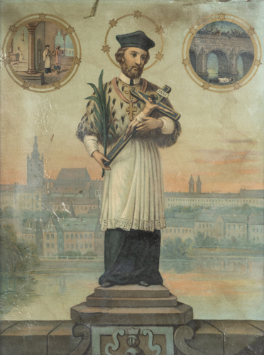 <b>Johannes von Nepomuk auf der Karlsbrücke</b>