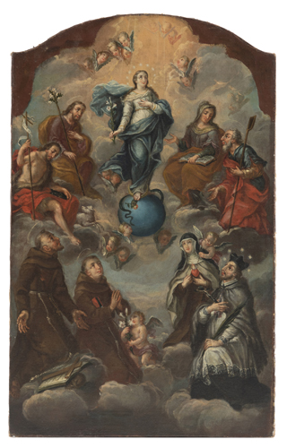 <b>Maria Immaculata mit Heiligen</b>