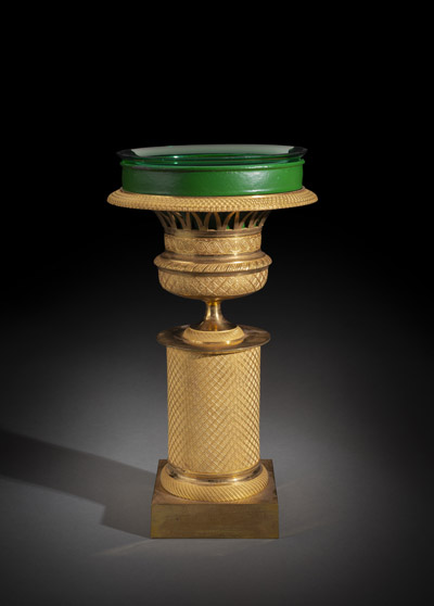 <b>A FRENCH NEOCLASSICAL ORMOLU VASE</b>