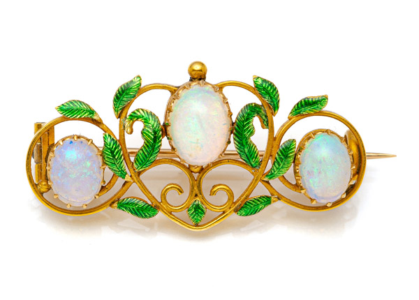<b>Viktorianische Opal-Brosche</b>