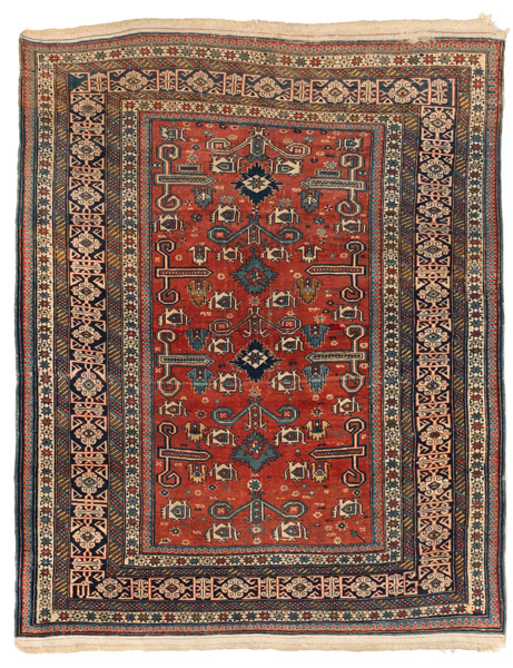<b>A red background Perepedil rug</b>